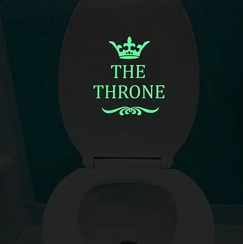Наклейка люмінесцентна "The throne" - 20*9 см (поглинає світло і світиться в темряві)