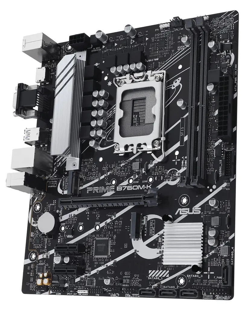 Материнська плата ASUS PRIME B760M-K (PRIME B760M-K) (Socket 1700, Intel B760, Micro-ATX) - фото 3