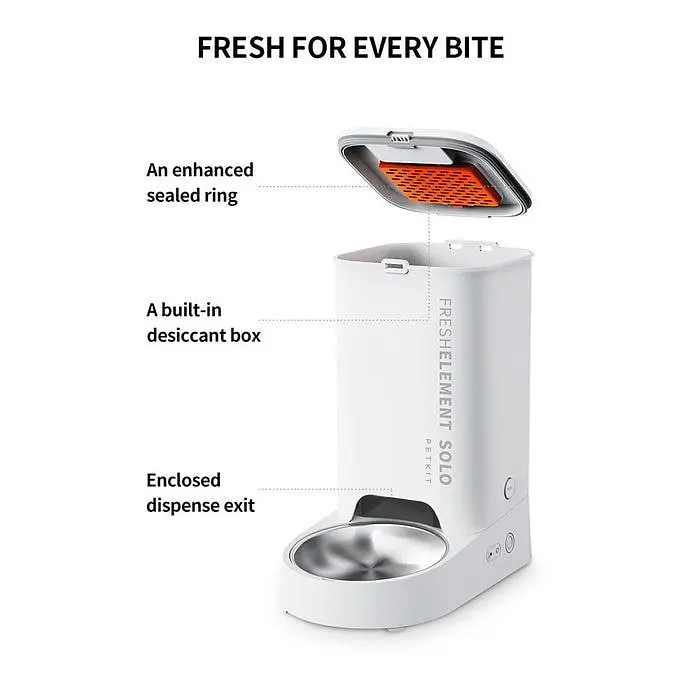 Смарт-кормушка Petkit Fresh Element Solo White (P570) - фото 3
