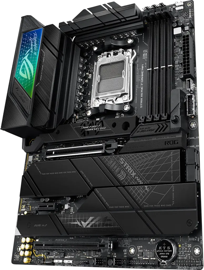 Материнська плата Asus X670E-F ROG Strix Gaming Wi-Fi Socket AM5 (ROG STRIX X670E-F GAMING WIFI) Б/В - фото 2