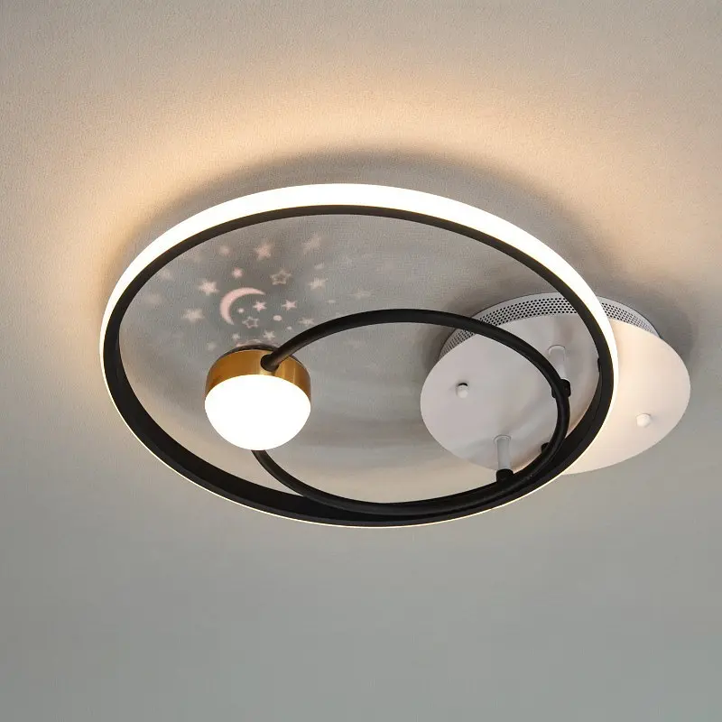 Led люстра з ефектом зоряного неба MX2989-2A WH+BK - фото 5