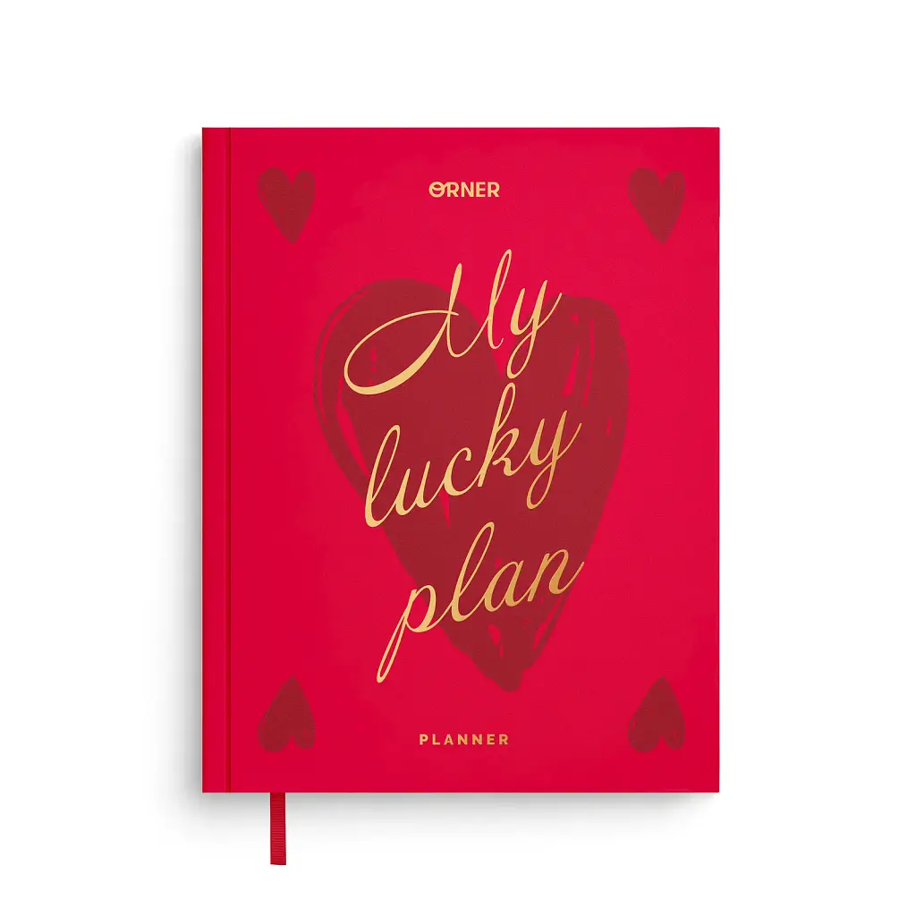 Планер Orner "MY LUCKY PLAN" червоний