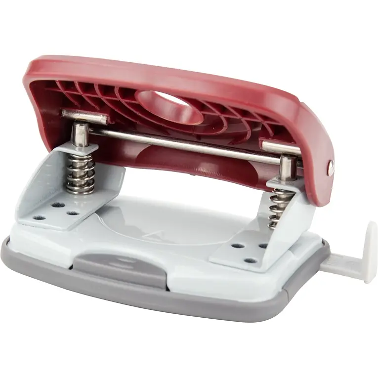 Діркопробивач для паперу Axent Welle-2 з пластиковим верхом 20 аркушів червоний (3820-06-A) - фото 3