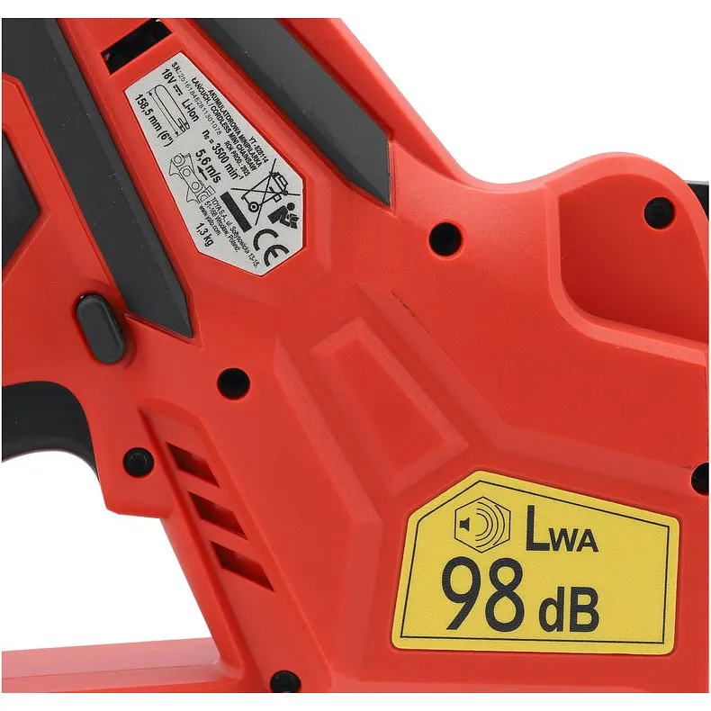 Пила цепная Yato по веткам аккумуляторная Li-Ion 18 В 2 Ач (YT-828113) - фото 8