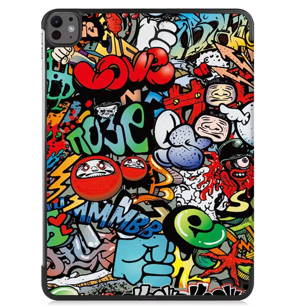 Чехол Primolux Slim для планшета Apple iPad Pro 11" 2024 (A2836 / A2837 / A3006) Graffiti - фото 2