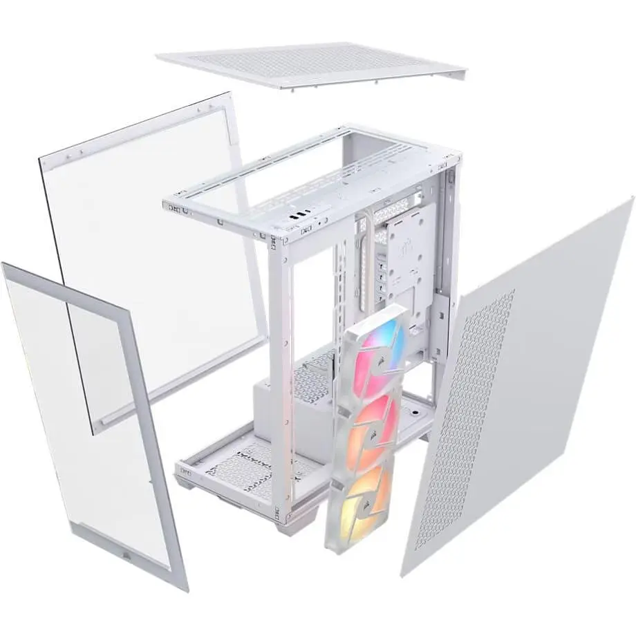 Корпус Corsair 3500X ARGB Tempered Glass без БП White (CC-9011279-WW) - фото 8