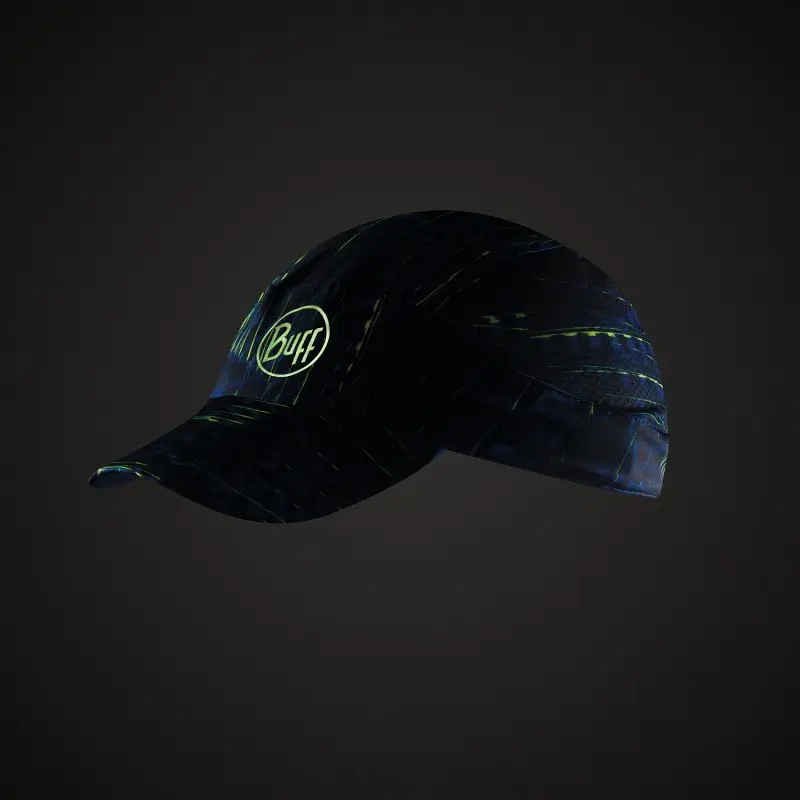 Кепка Buff Pack Run Cap XL R-sural multi Синій-Жовтий - фото 3
