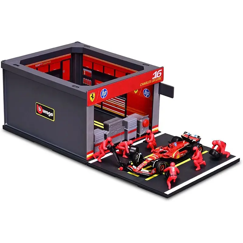 Ігровий набір Формула-1 Pit Pass Ferrari SF-24 Bburago 18-36862 #16 - фото 3