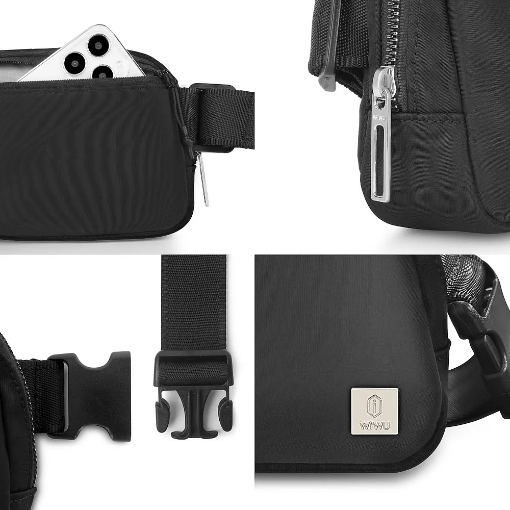 Сумка WIWU LULU Crossbody Bag Nylon Black - фото 3