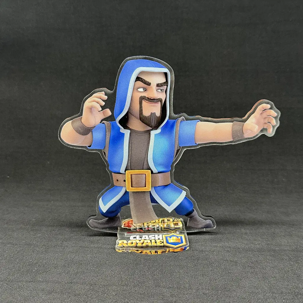 Акрилова колекційна фігурка Clash of Clans, Clash Royale Персонаж Чаклун 1 15 см - фото 2