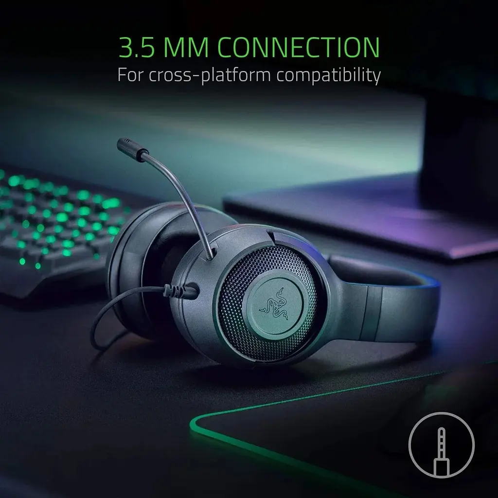 Гарнітура Razer Kraken X Lite Чорний (RZ04-02950100-R381) - фото 6