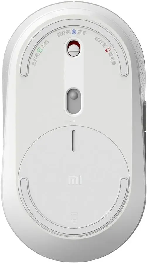 Мышь Xiaomi Mi Dual Mode Wireless Mouse Silent Edition White [HLK4040GL] [49408] - фото 4