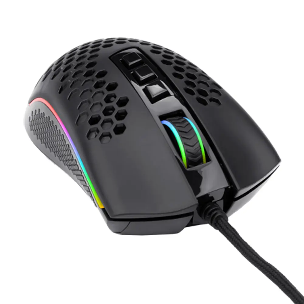 Мишка Redragon Storm Elite RGB, ігрова, 16000dpi., 10кн., чорна - фото 6