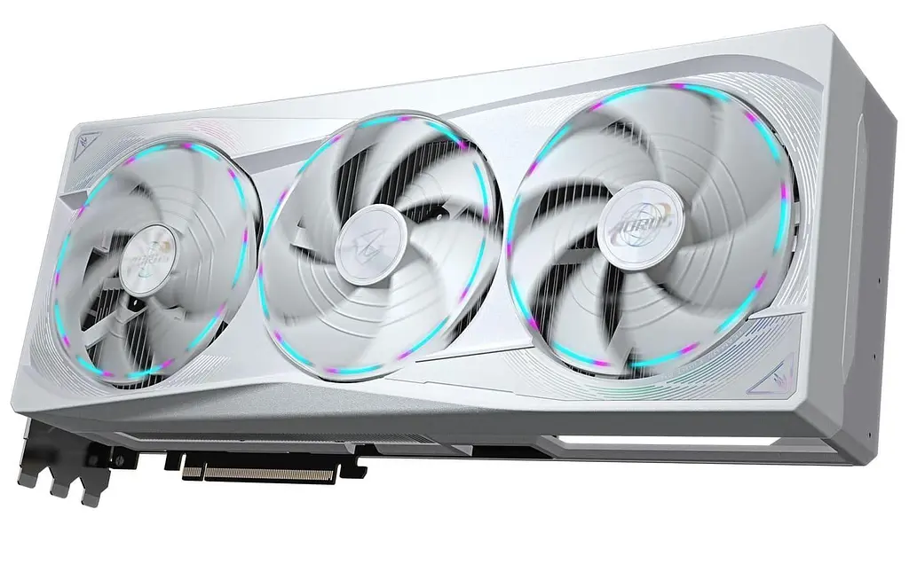 Відеокарта GIGABYTE RTX 5090 32GB AORUS STEALTH ICE (GV-N5090AORUSST ICE-32GD) (GDDR7, 512 bit, PCI-E v5.0 x16) - фото 4