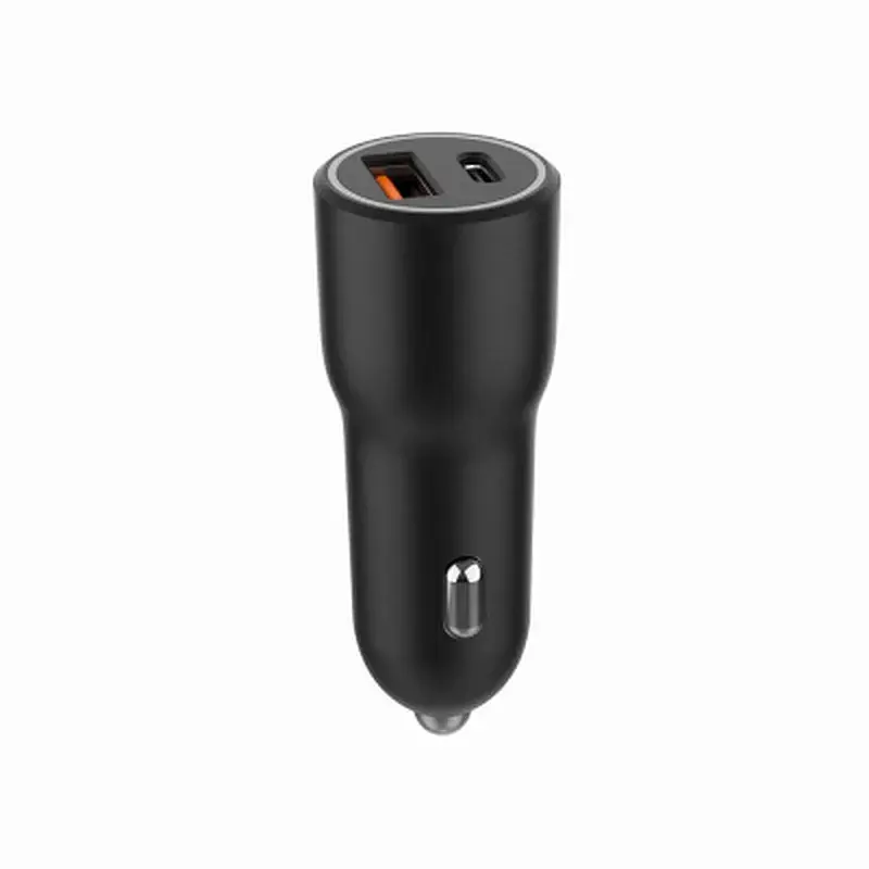 Зарядний пристрій Gembird 1xUSB-C PD20W + 1xUSB QC3.0 car adapter black (TA-UC-AC2PDQC38-CAR-01) - фото 7
