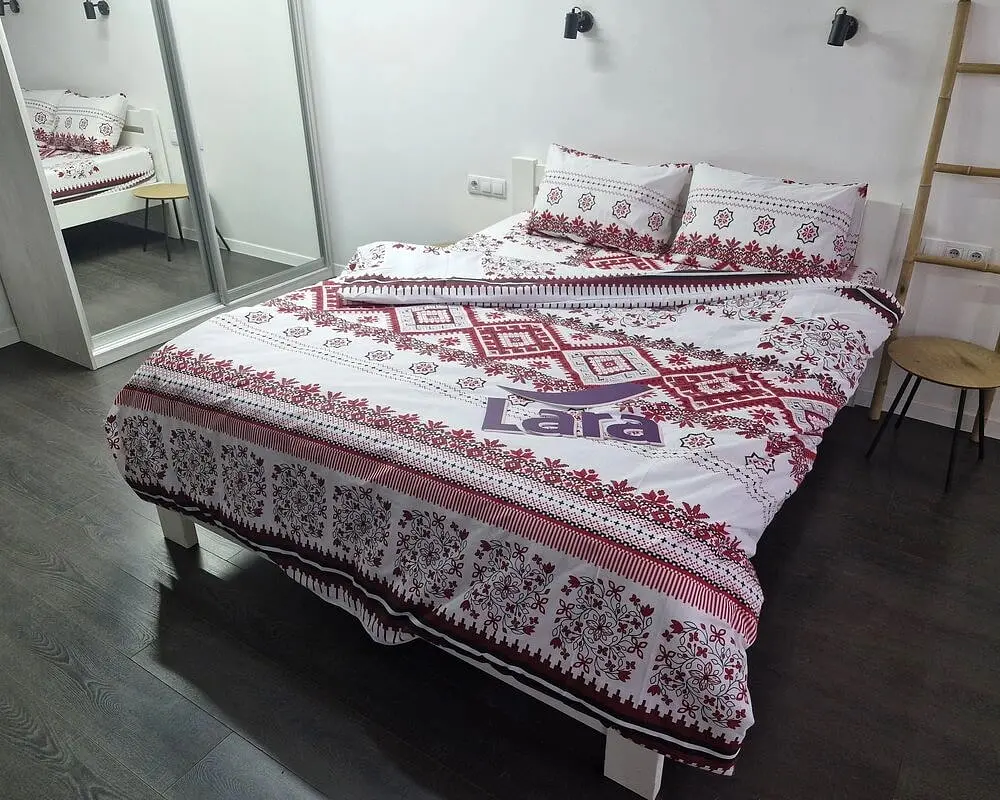 Постільна білизна LARA бязь d11342s сімейна 2х150х220 см - фото 2