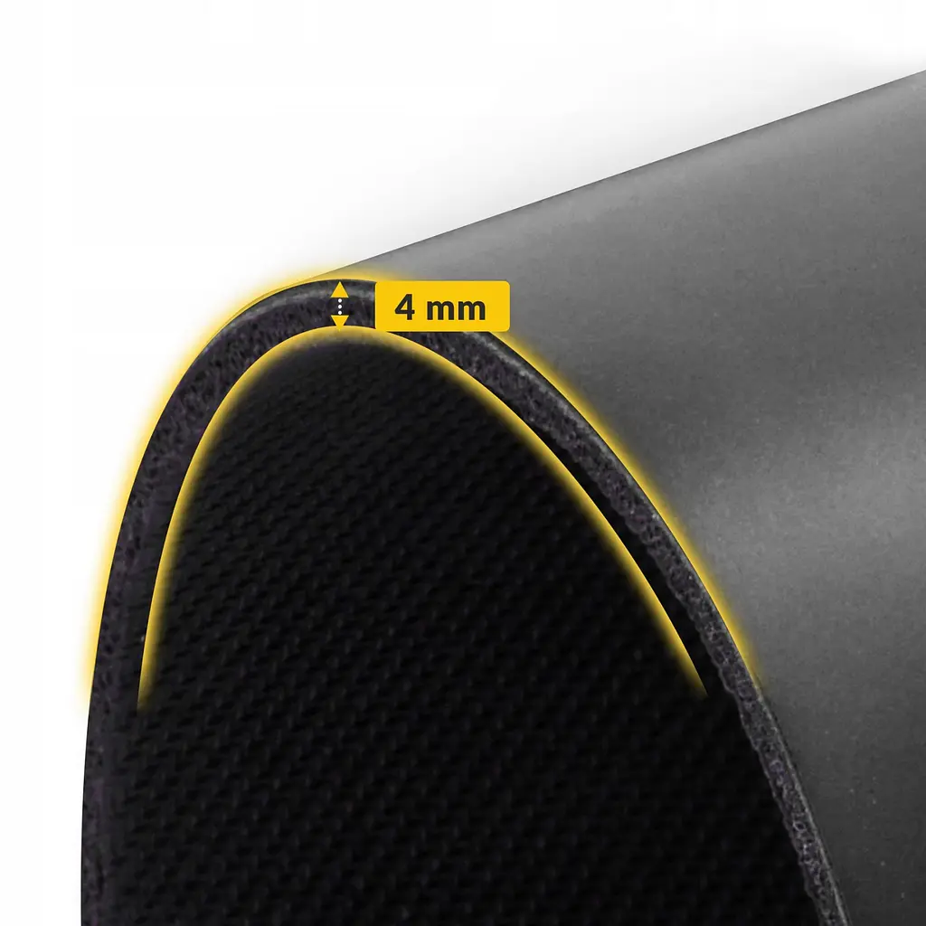 Килимок (мат) спортивний 4FIZJO PU 183 x 68 x 0.4 см для йоги та фітнесу 4FJ0587 Black (P-5907739319531) - фото 16