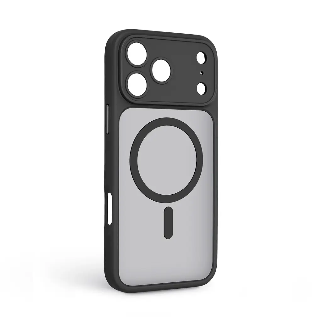 Чехол для Apple iPhone 17 Pro Max, Lush MagCase, черный, противоударная панель-накладка из TPU и PC, полупрозрачный чехол с MagSafe (с магнитом), с защитой камеры, поддержка беспроводной зарядки, защита всего корпуса, ArmorStandart (ARM87497) - фото 2