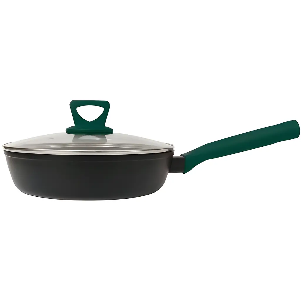 Сковорода Ringel Herbal глибока з кришкою 22 см (RG-1101-22/h/L) - фото 2
