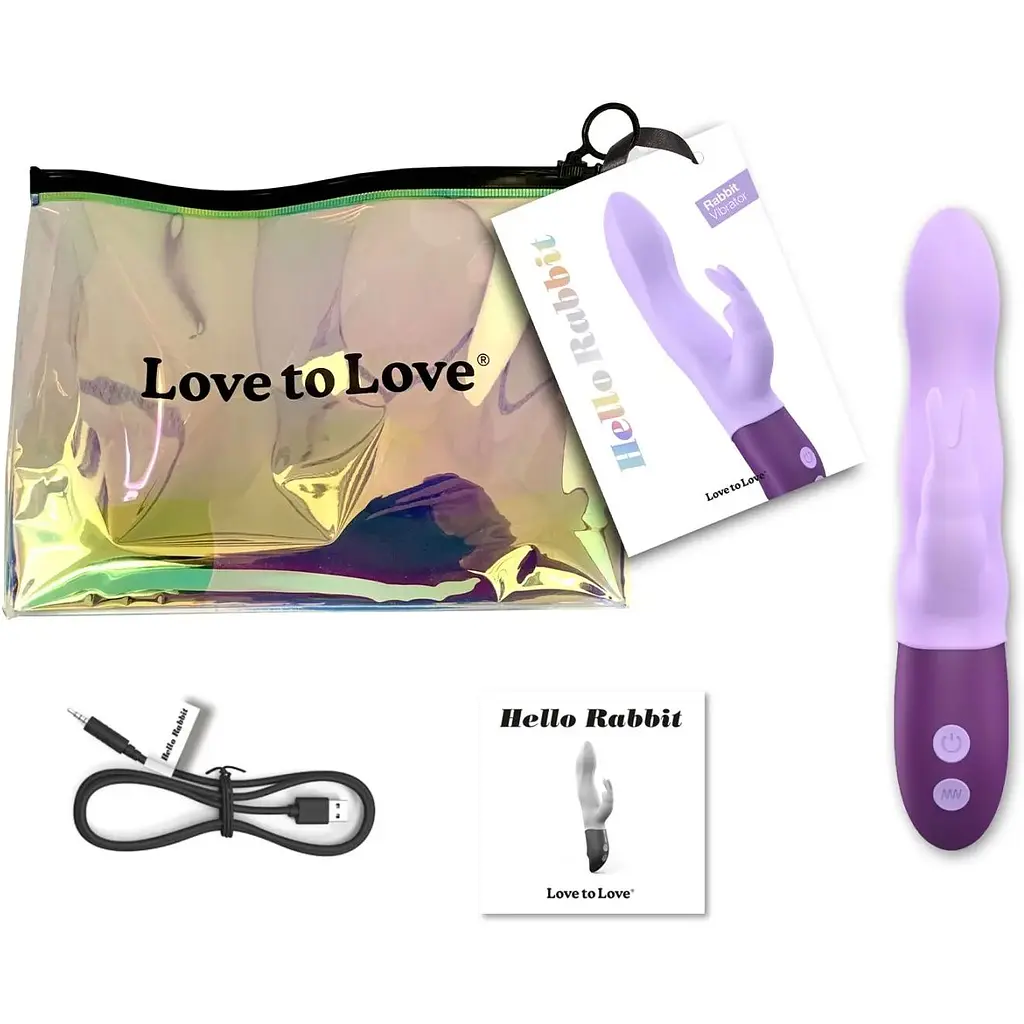 Вібратор-кролик Love To Love Hello Rabbit Violet - фото 7