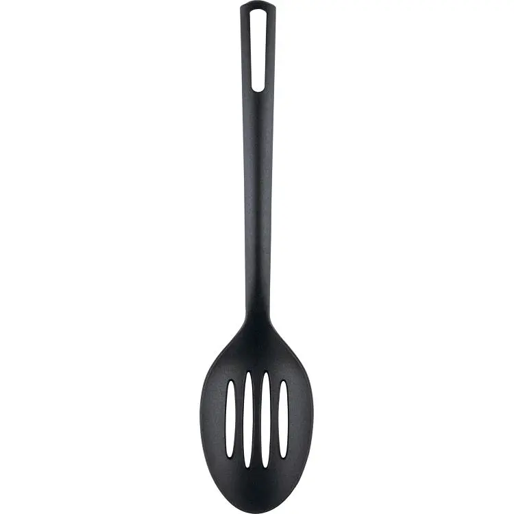 Ложка кухонна з отворами GT-5206 чорна Gusto