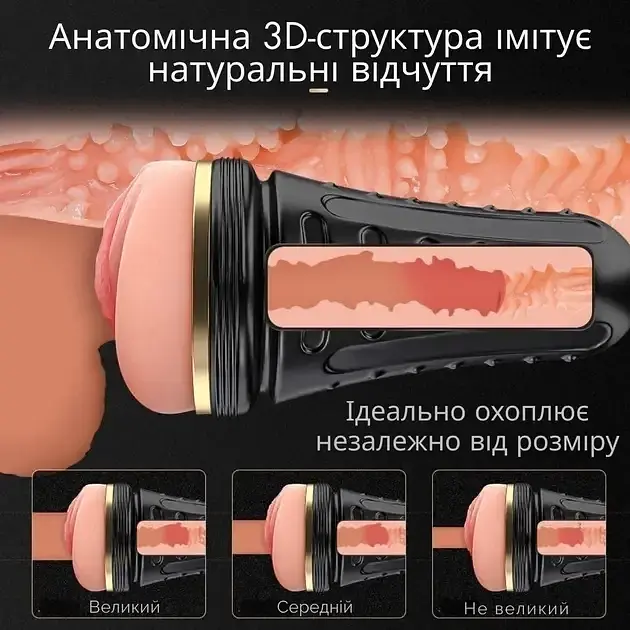 Мастурбатор I’MCUM True Vagina Tube (7970379617692) - фото 5