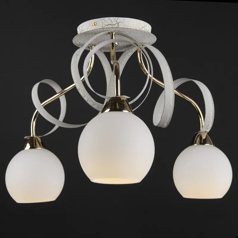 Люстра потолочная Brille для коридора E14 40W G (LK-517S/3) - фото 6