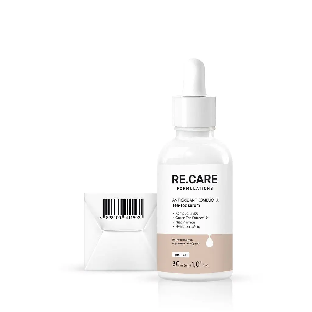 Антиоксидантна сироватка з комбучею Re.Care Antioxidant Kombucha Tea-Tox Serum 30 мл - фото 2