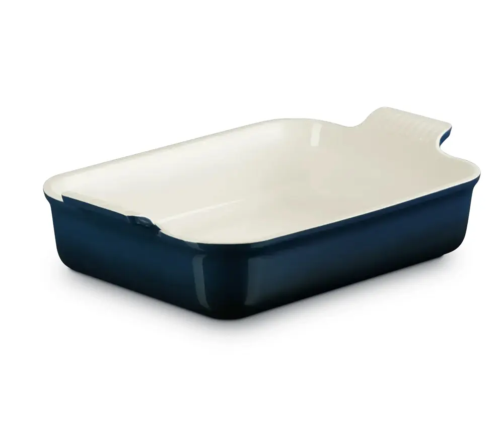 Форма для випікання Le Creuset Stoneware Heritage Rectangular Dish Nuit 71102321290001 32 см синя - фото 2