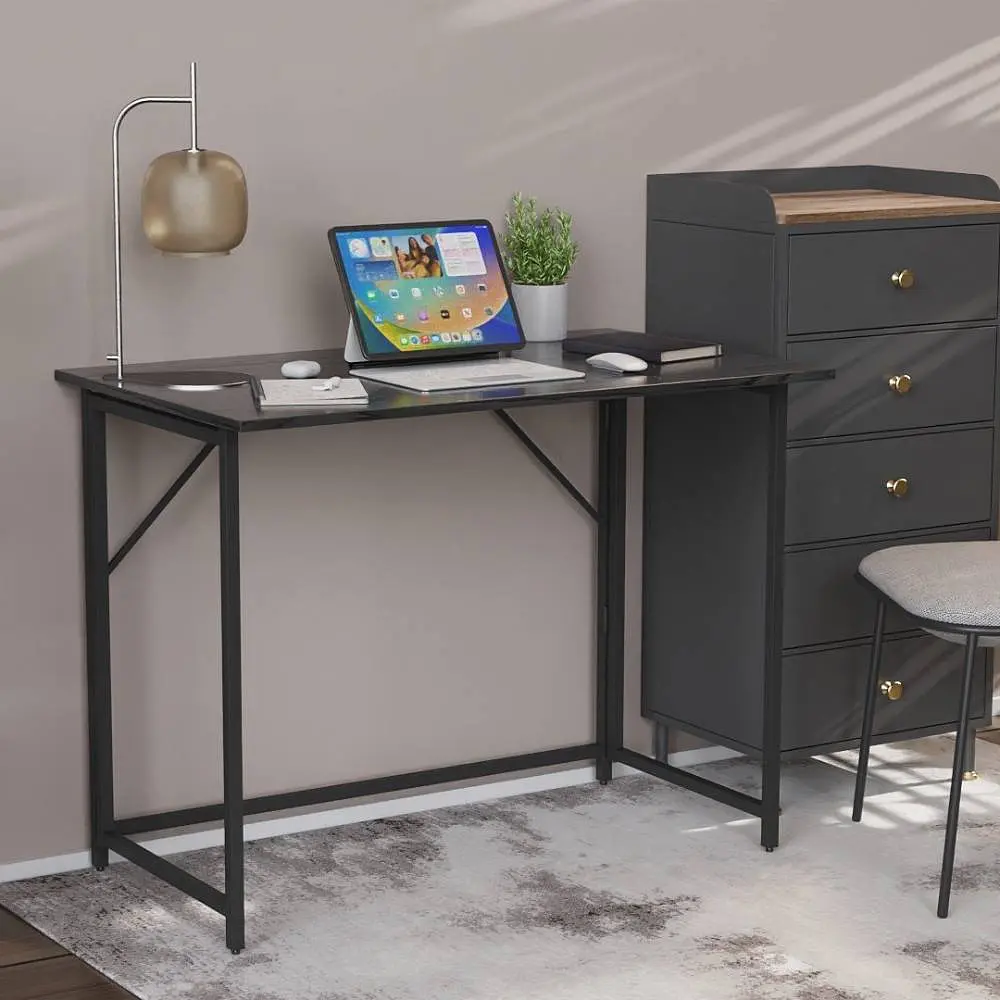 Раскладной стол Морис Ferrum-decor 750x1000x600 Черный металл ДСП Сосна Кембра 16 мм (FRD-104671) - фото 4