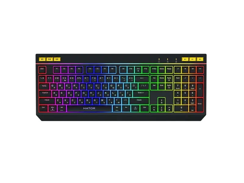 Клавіатура Hator Icefall Black (HTK402UA)