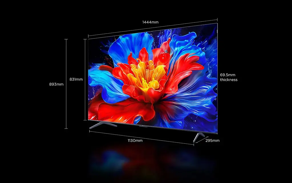 TCL Телевізор 65" QLED 4K 144Hz Smart Google TV Titan ONKYO sound - фото 4