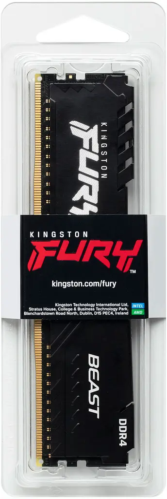 Kingston Пам'ять ПК Kingston DDR4 16GB 3200 FURY Beast - фото 4