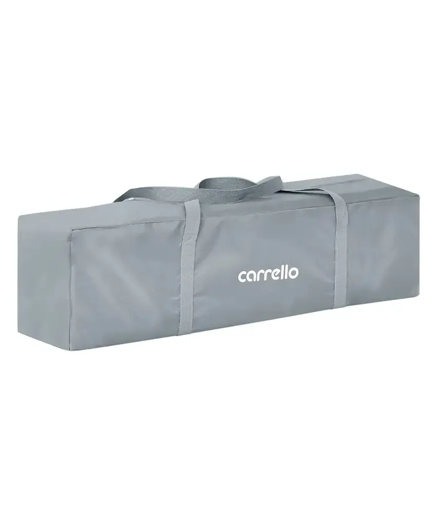Манеж дитячий ігровий з матрацом і сумкою для транспортування Piccolo Ash Grey 125*65 см CARRELLO сірий - фото 4