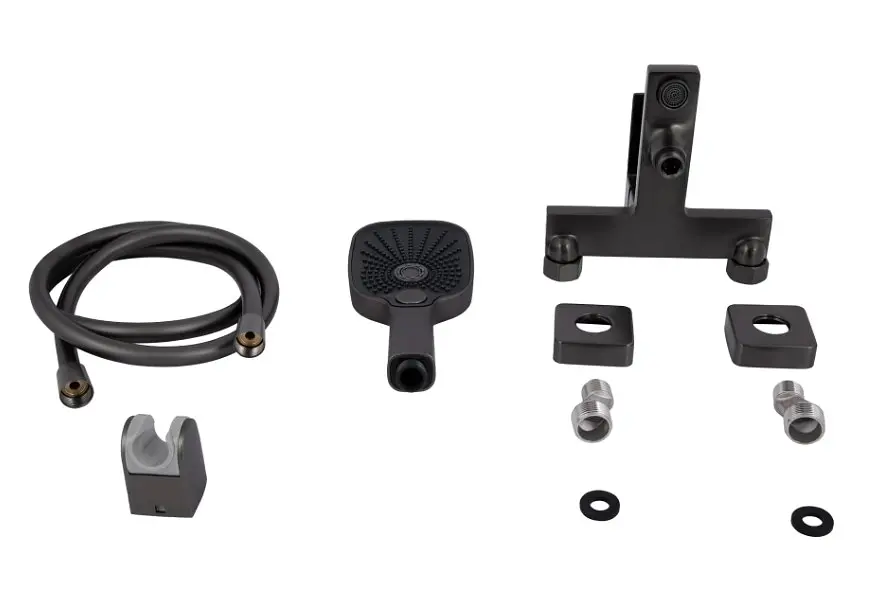 Смеситель для ванны Qtap Gemini QTGEM259GMB45684 Gunmetal Black PVD - фото 5