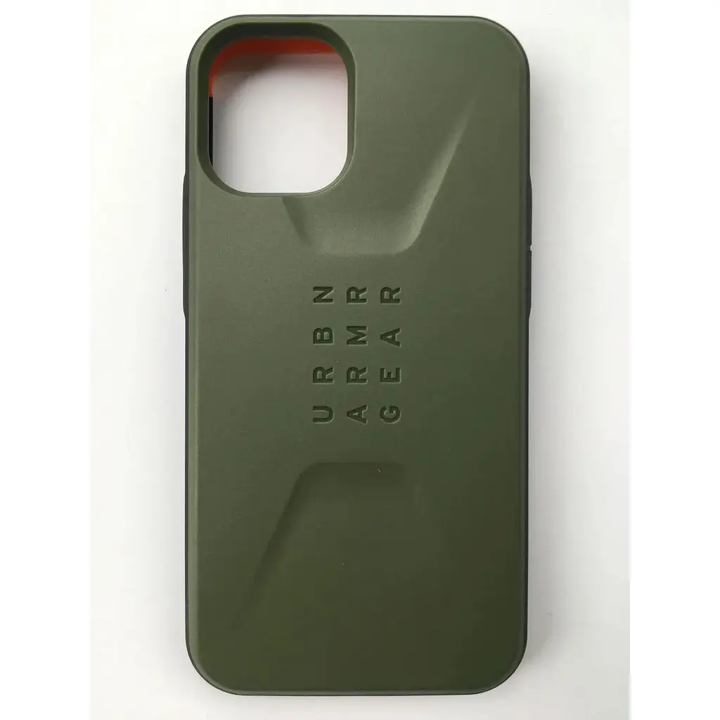 Оригинальный противоударный чехол UAG Civilian для iPhone 12 Mini (5.4") Olive (11234D117272) - фото 7