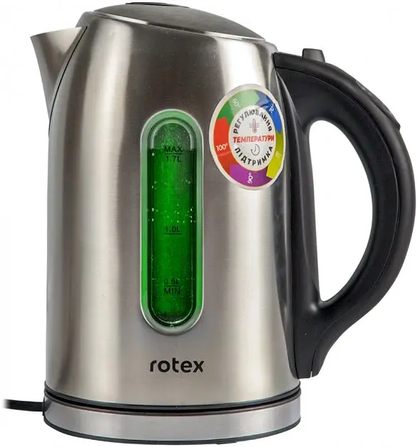 Електрочайник Rotex RKT78-S Smart 1.7 л нержавіюча сталь - фото 7