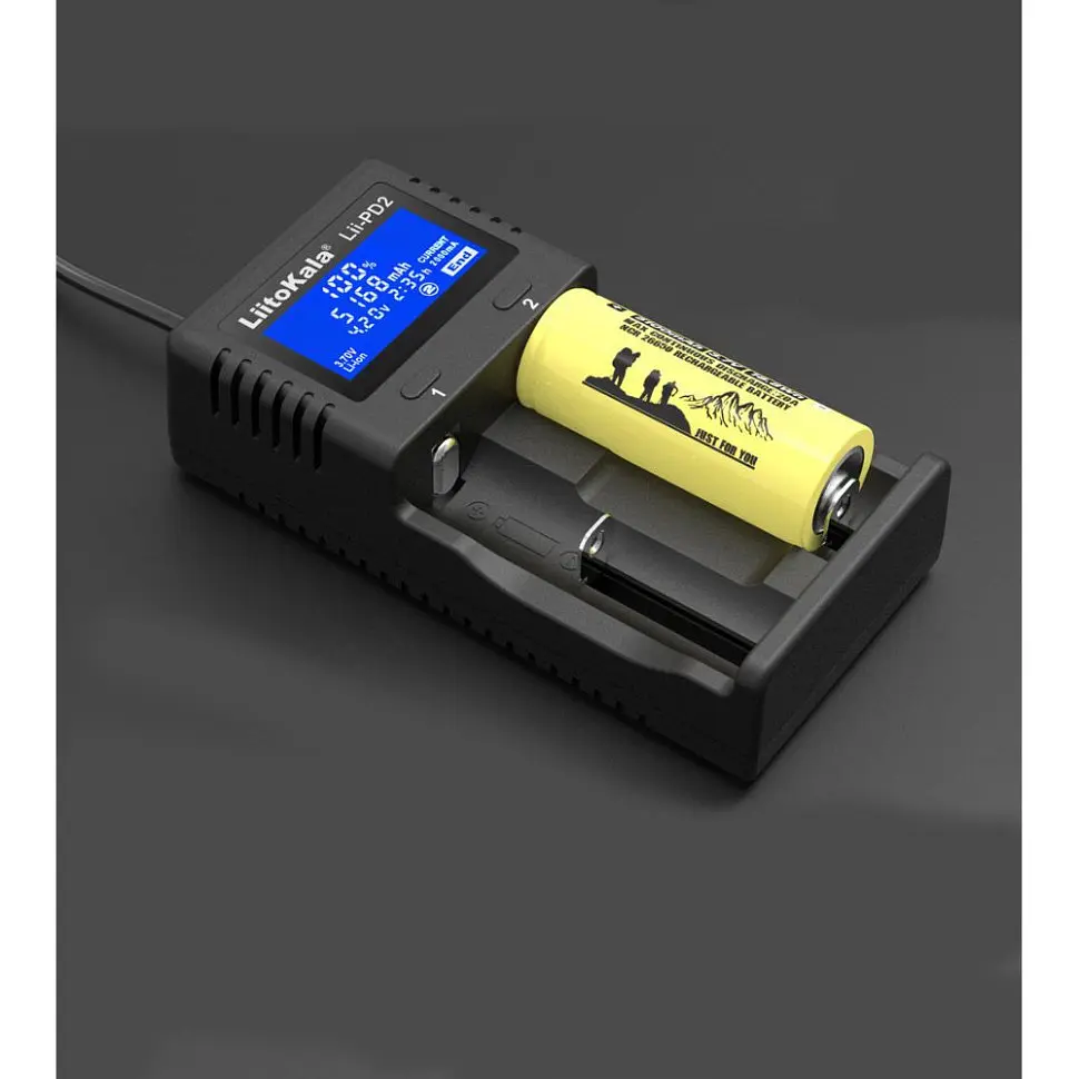 Зарядний пристрій Liitokala Lii-PD2+car EU charger - фото 7