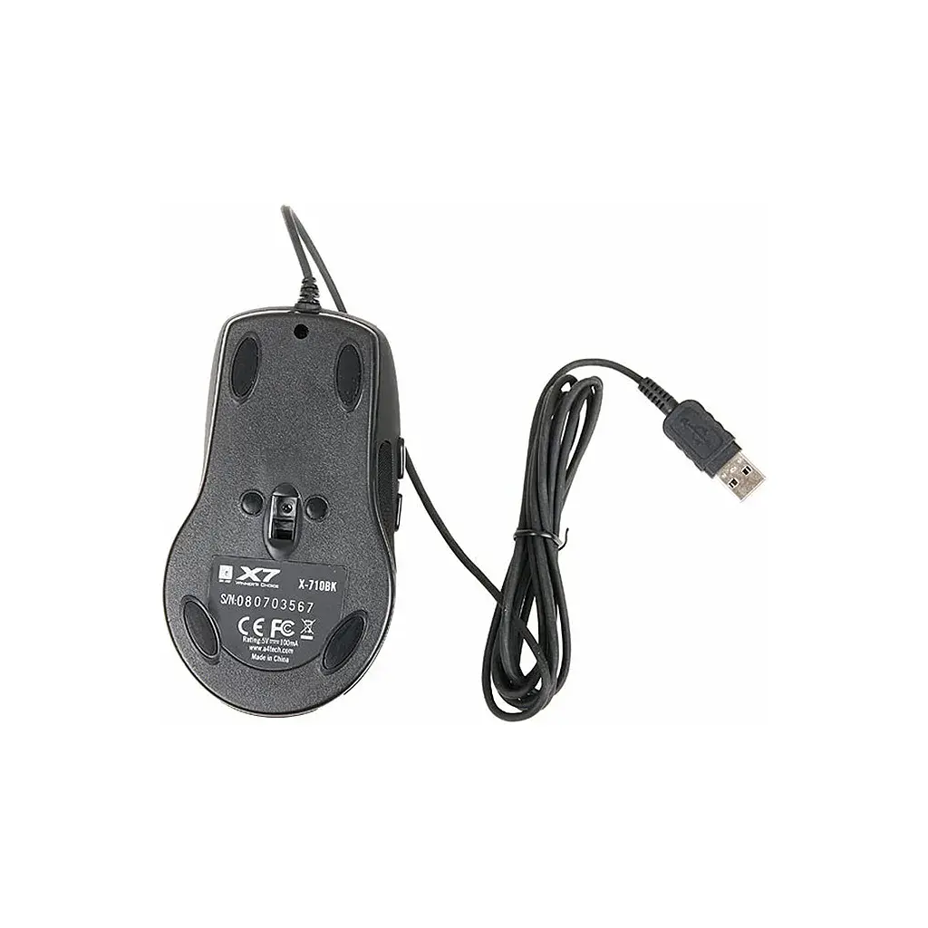 Мишка A4Tech X-710BK black (4711421757874) - фото 4