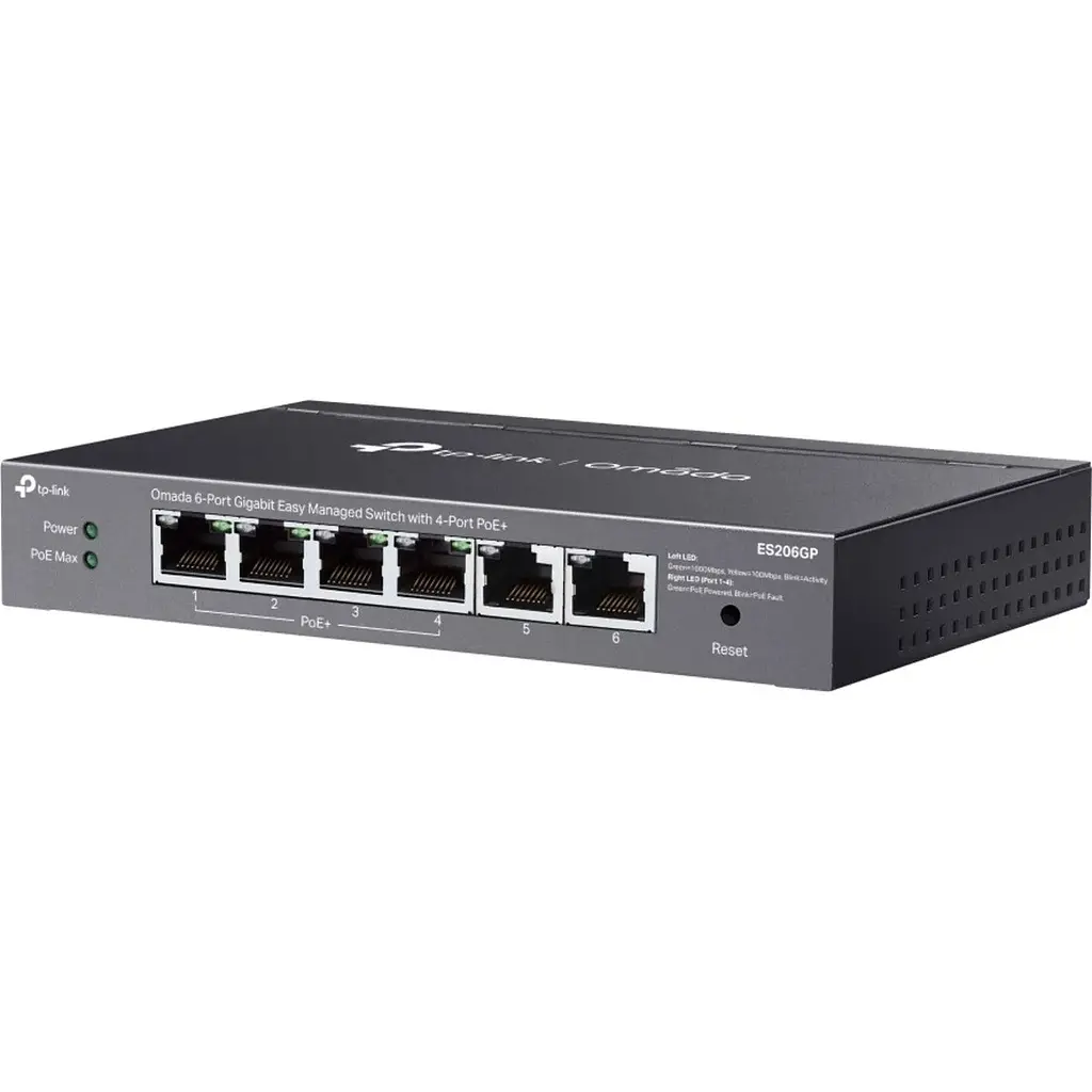 Комутатор TP-Link Omada ES206GP [148452] - фото 3