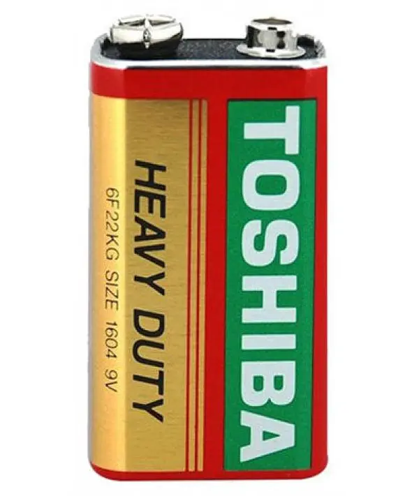 Батарейка Toshiba 6F22 коробка 1x1 шт (16066)