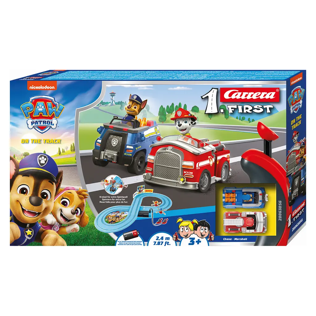 Автотрек Carrera First Paw Patrol На трасі траса 2.4 м (CR-20063056) - фото 9