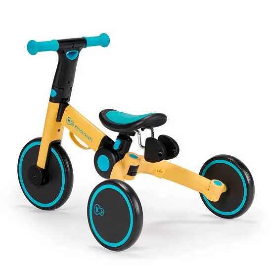 Трехколесный велосипед беговел 3 в 1 KiderKraft 4Trike Primrose Yellow - фото 5