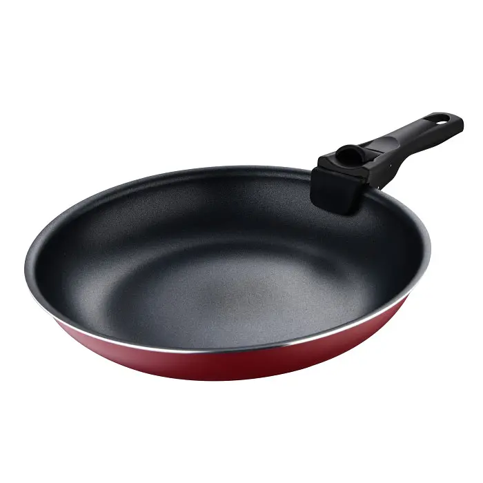 Набір сковорідок зі знімною ручкою Bergner Click&cook. 22/26 см (BG-31605-RD) - фото 2