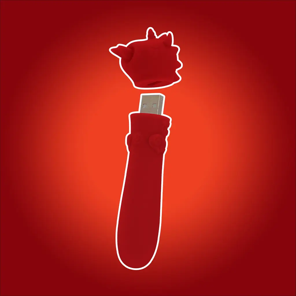 Вібратор-єдиноріжка Unihorn USB Bullet - Blaze Diablo віброкуля, USB-зарядка, 10 режимів - фото 9