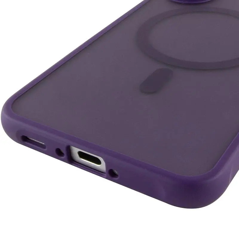 Чохол TPU Bloom with MagSafe для Samsung Galaxy S25 FE Purple - фото 5