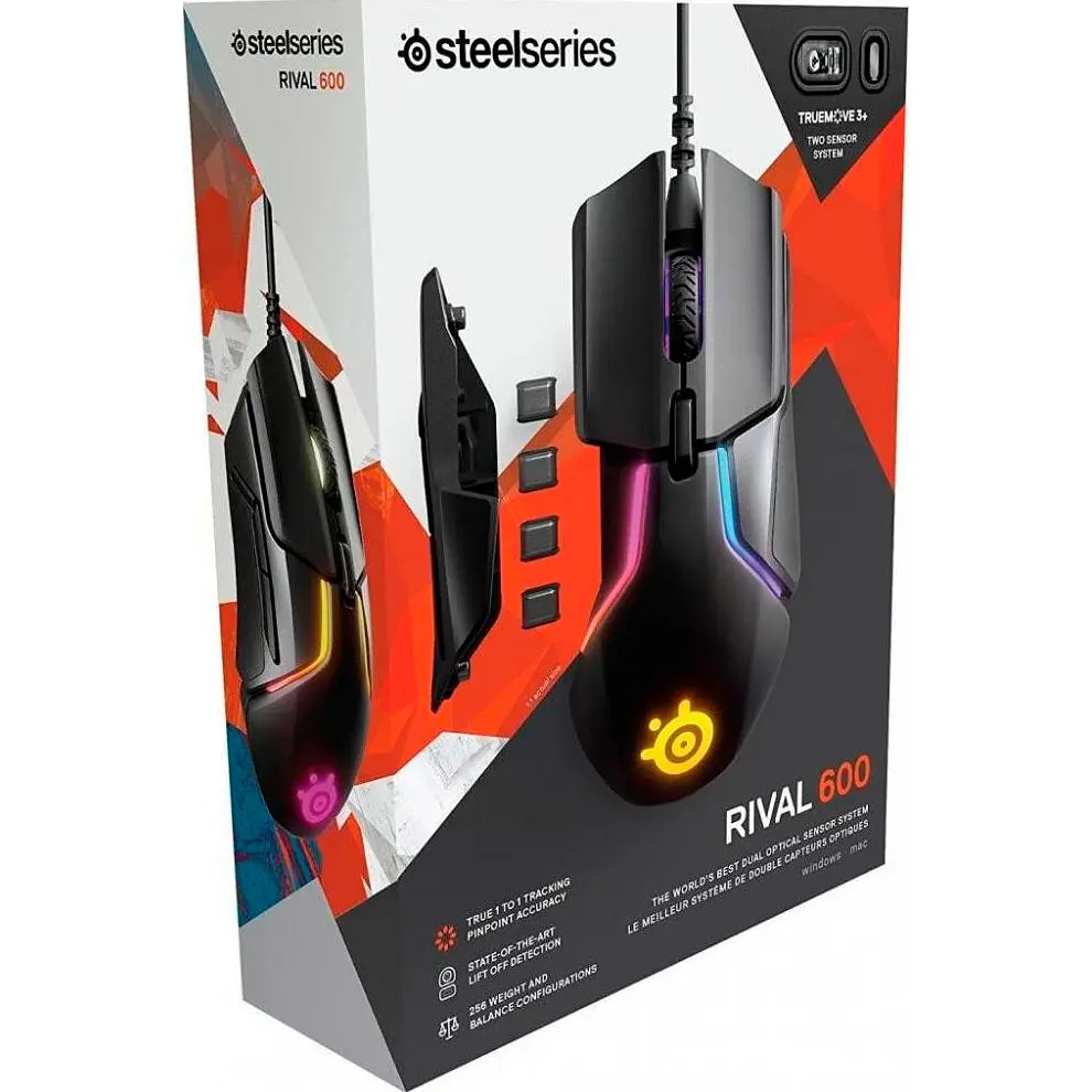 Миша SteelSeries Rival 600 (62446) [87308] - фото 9
