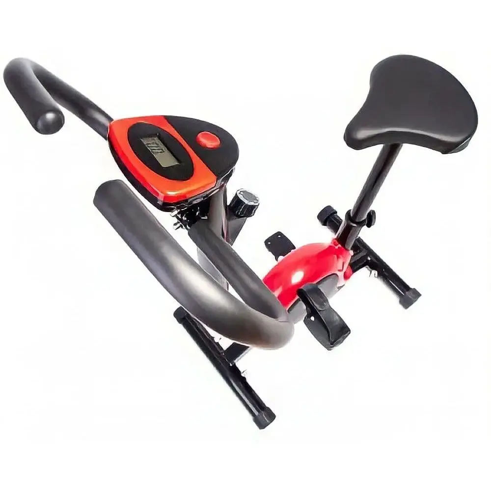 Велотренажер Fitline ES-8005 Point механический красный - фото 4