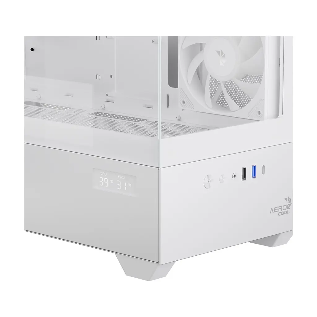 Корпус для ПК AeroCool P500D Digi-G-WT-v1 White (ACCM-PN07033.21) - фото 7
