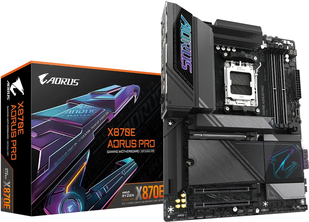 Материнська плата Gigabyte X870E Aorus Pro Socket AM5 (X870E AORUS PRO) Б/В - фото 4